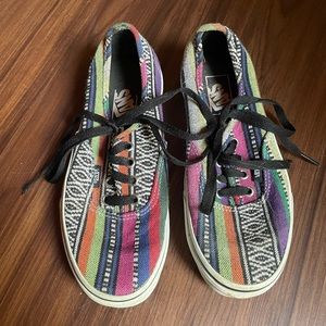 Colorful Patterned Boho Vans
